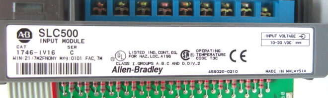 Allen Bradley 1746-IV16 Input Module SLC 500 Series C - Image 4