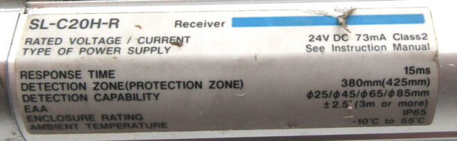 Keyence SL-C20H-R Light Curtain Receiver - Image 3