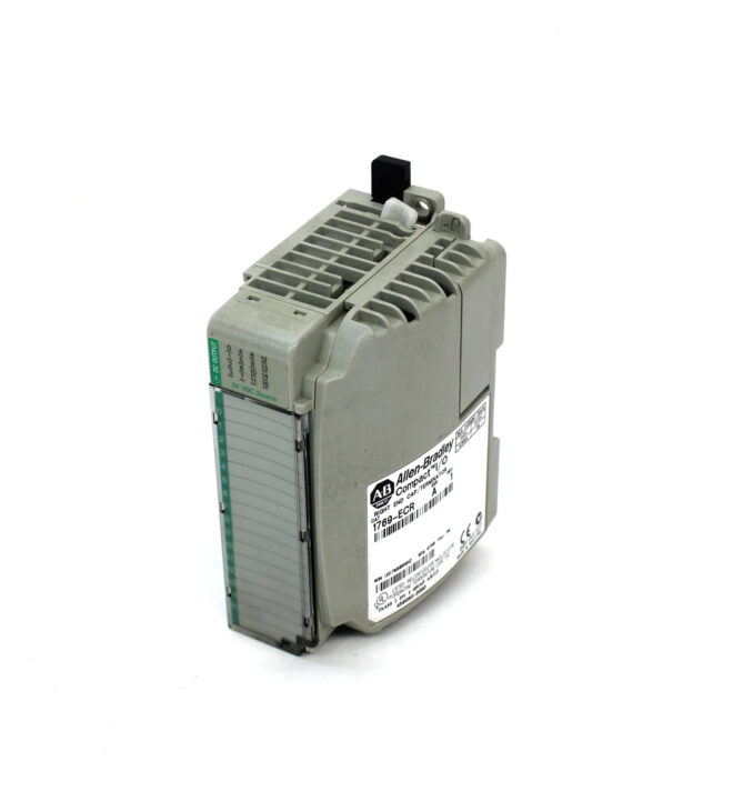 Allen Bradley 1769-OB16 Module 24VDC w/ 1769-ECR Right End Cap/Terminator Ser.A
