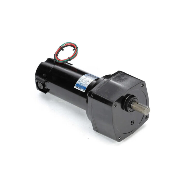 Leeson M1135110.00 Electric Motor 1/4 HP 62 Rpm 90 Volt DC VDC 34 Frame