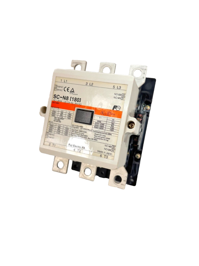 Fuji Electric SC-N8 [180] 3-POLE Magnetic Contactor 200-250V Coil