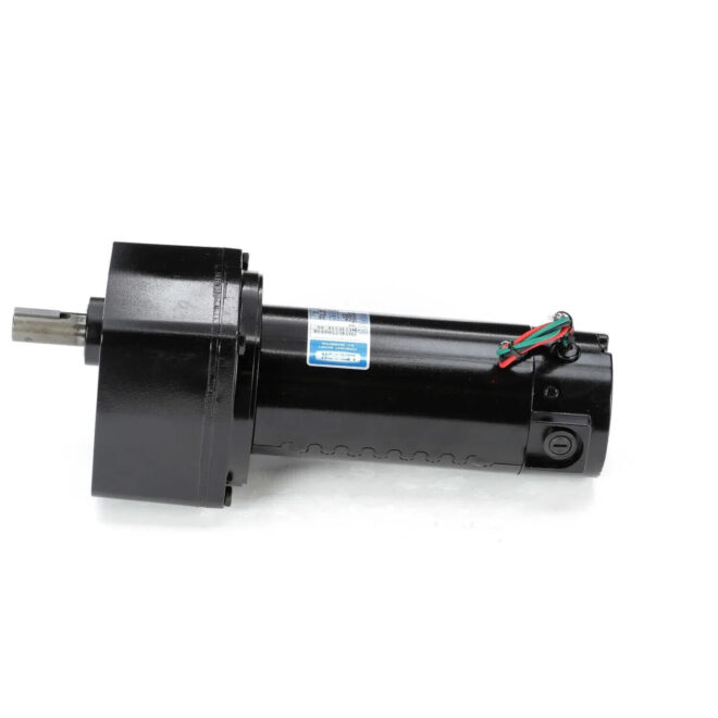 Leeson M1135110.00 Electric Motor 1/4 HP 62 Rpm 90 Volt DC VDC 34 Frame - Image 2