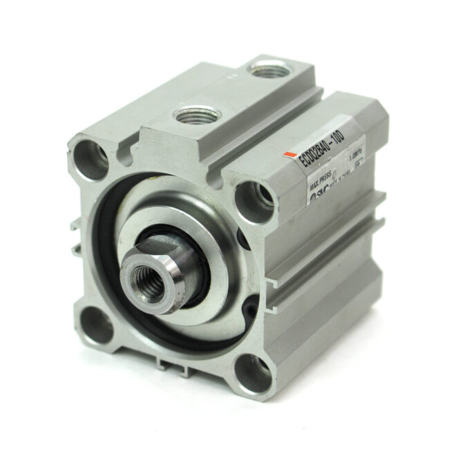 SMC ECDQ2B40-10D Compact Pneumatic Cylinder, 40mm Bore, 10mm Stroke