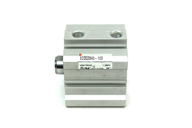 SMC ECDQ2B40-10D Compact Pneumatic Cylinder, 40mm Bore, 10mm Stroke - Image 2