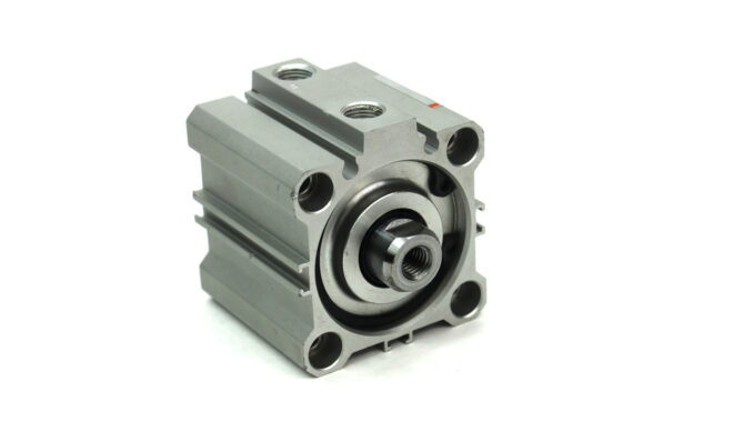 SMC ECDQ2B40-10D Compact Pneumatic Cylinder, 40mm Bore, 10mm Stroke - Image 3