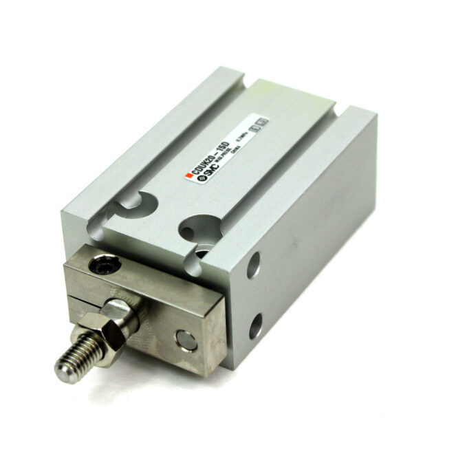 SMC CDUK20-15D Pneumatic Compact Cylinder, 20mm Bore, 15mm Stroke