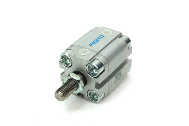 Festo ADVU-25-10-A-P-A Compact Pneumatic Cylinder, 25mm Bore, 10mm Stroke