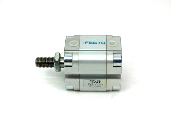 Festo ADVU-25-10-A-P-A Compact Pneumatic Cylinder, 25mm Bore, 10mm Stroke - Image 2