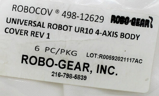 ROBO-GEAR 498-12629 UR10 4 AXIS Robot Body Protective Cover - 6 Pack - Image 3