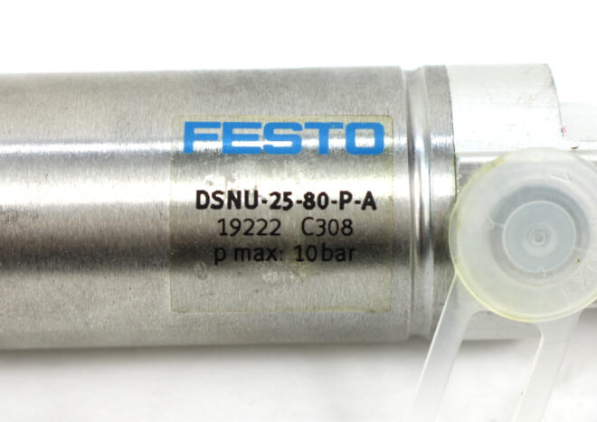 Festo DSNU-25-80-P-A Pneumatic Cylinder, 25mm Bore, 80mm Stroke - Image 4