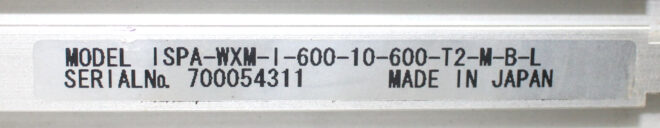 IAI ISPA-WXM-I-600-10-600-T2-M-B-L Ball Screw Linear Actuator, 33 1/8" Travel - Image 6