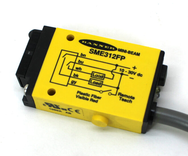 Banner SME312FP Mini-Beam Fiber Optic Sensor, 10-30VDC - Image 3