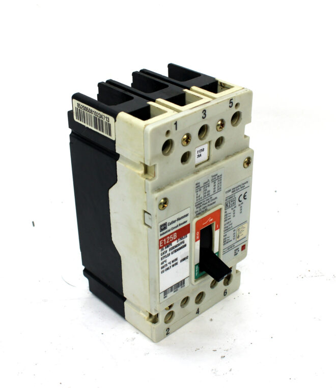 Cutler-Hammer EGB3035FFG Industrial Circuit Breaker, 3 Pole, 35A