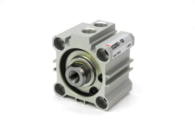 SMC ECQ2B32-10D Pneumatic Compact Cylinder, 32mm Bore, 10mm Stroke