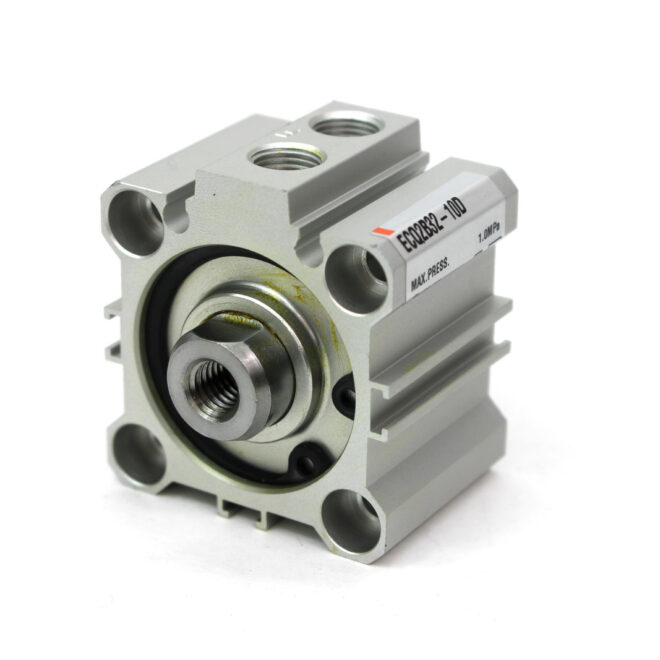 SMC ECQ2B32-10D Pneumatic Compact Cylinder, 32mm Bore, 10mm Stroke
