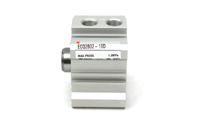 SMC ECQ2B32-10D Pneumatic Compact Cylinder, 32mm Bore, 10mm Stroke - Image 2