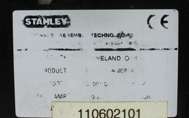 Stanley Q1001-010-001 Rev.A Alpha Module w/ Dnet Nutrunner Controller, 10A, 110/ - Image 5