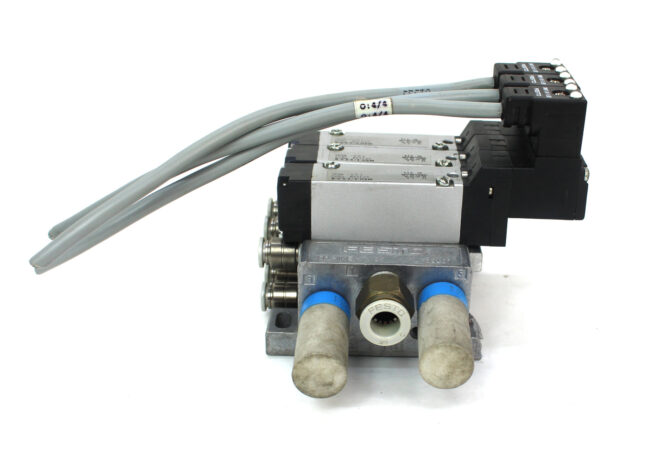 Festo EP-ME-1/8 w/ (3) MEH-5/2-5,0-B Solenoid Valve 8 bar - Image 4