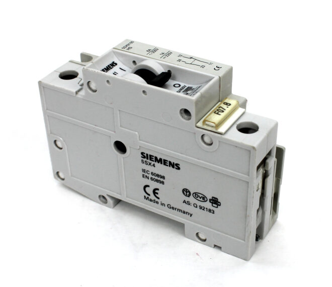 Siemens 5SX41 C6 w/ 5SX9100HS Auxiliary Contact - Image 2