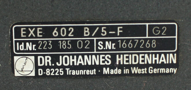 Dr.Johannes Heidenhain EXE 602 B/5-F Digitalizing Module - Image 4