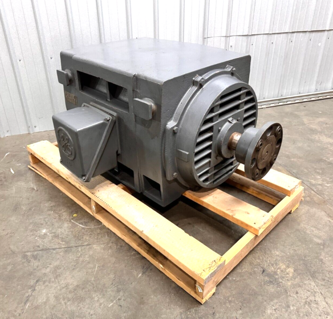 GE 200Hp Motor 710 RPM 509LL Frame 460V DP 3 3/8" Shaft SK509AW528 - Image 2