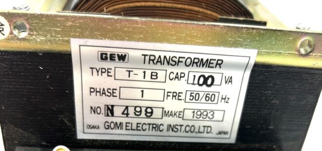 GEW T-1B Transformer, 1-Phase, 100VA - Image 3