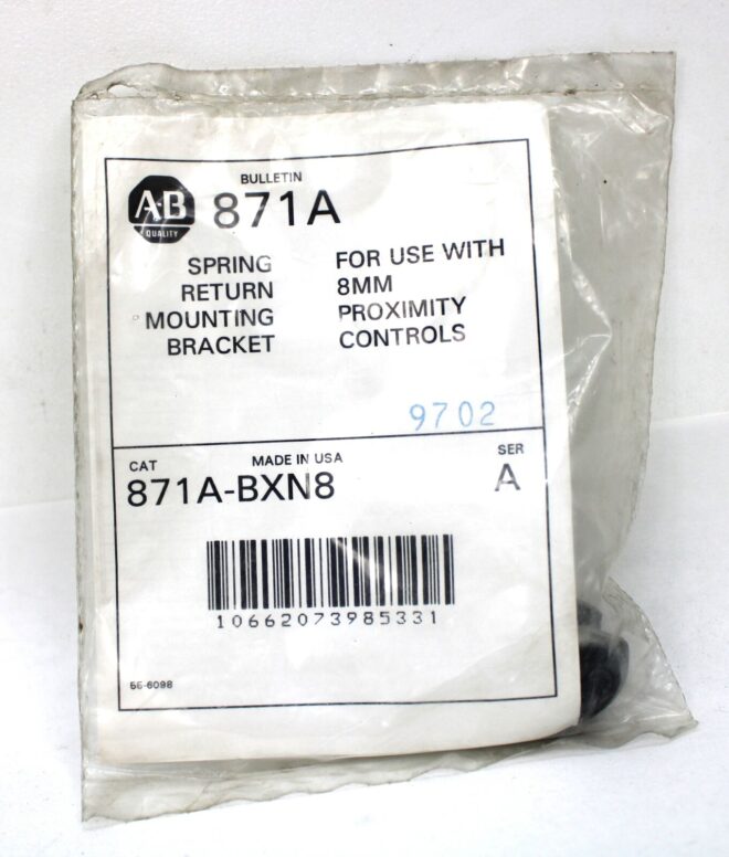 Allen-Bradley Spring Return Mounting Bracket 871A-BXN8 Ser. A, NEW - Image 2