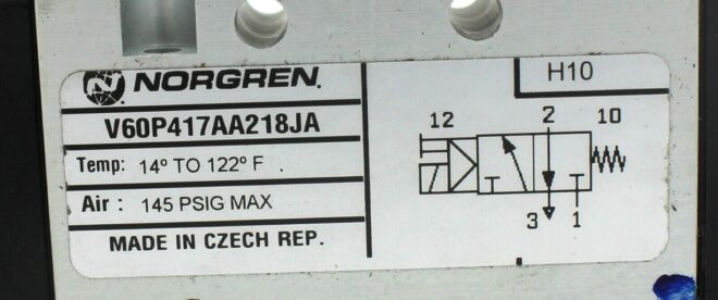 Norgren V60P417AA218JA Pneumatic Solenoid Valve, 145 PSIG - Image 7