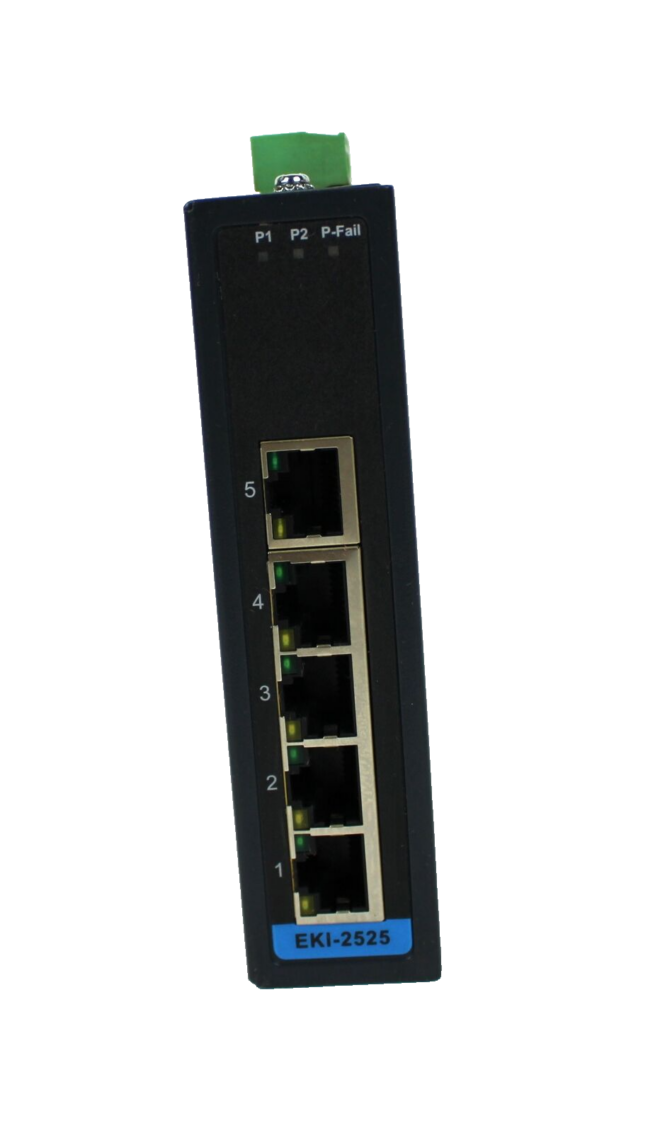 Advantech EKI-2525 Industrial Ethernet Switch, 12-48VDC - Image 2