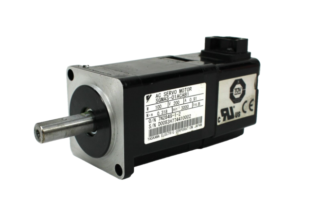 Yaskawa SGMAS-01ACAB1 AC Servo Motor, 200V