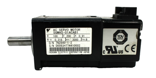 Yaskawa SGMAS-01ACAB1 AC Servo Motor, 200V - Image 4