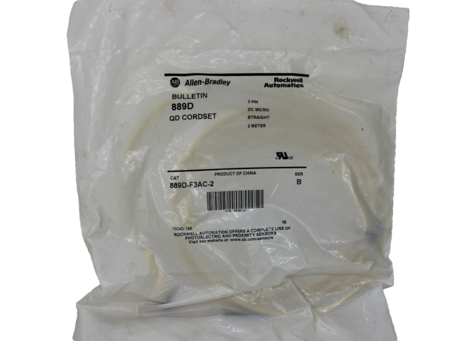 Allen Bradley 889D-F3AC-2 Cordset Series B